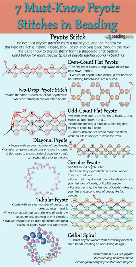 seed bead stitches instructions